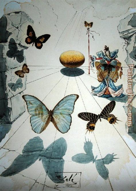 butterfly salvador dali|List of works by Salvador Dalí